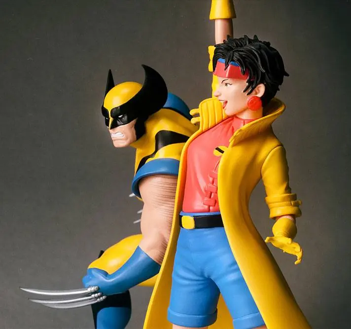 Marvel Universe ARTFX+ 1/10 Wolverine &amp; Jubilee (X-Men '92) szobor figura csomag 16 cm termékfotó