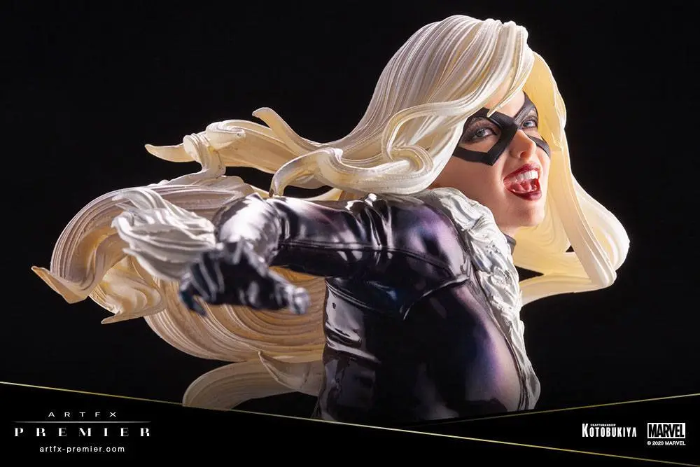 Marvel Universe ARTFX Premier 1/10 Black Cat PVC szobor figura 16 cm termékfotó