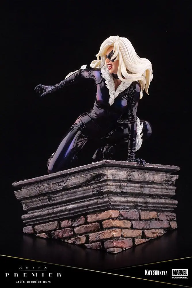 Marvel Universe ARTFX Premier 1/10 Black Cat PVC szobor figura 16 cm termékfotó