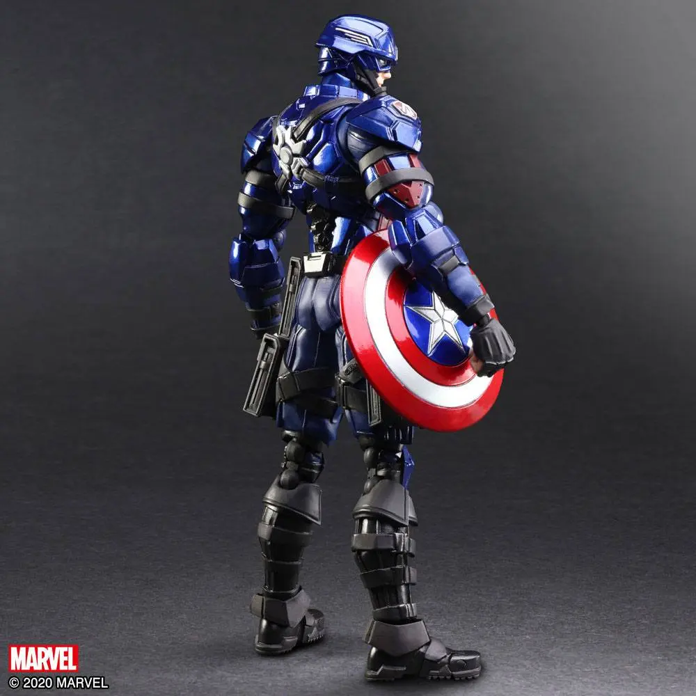 Marvel Universe Bring Arts Captain Amerika by Tetsuya Nomura akciófigura 16 cm termékfotó