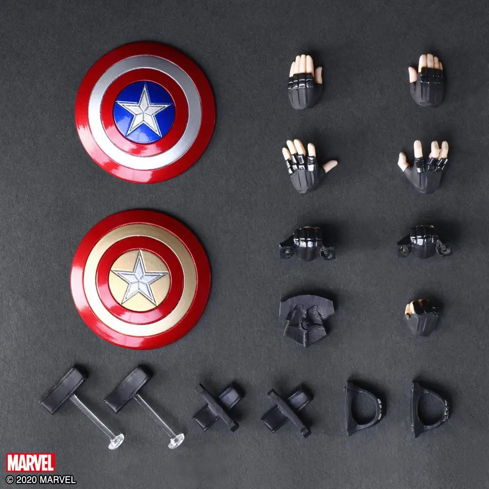Marvel Universe Bring Arts Captain Amerika by Tetsuya Nomura akciófigura 16 cm termékfotó