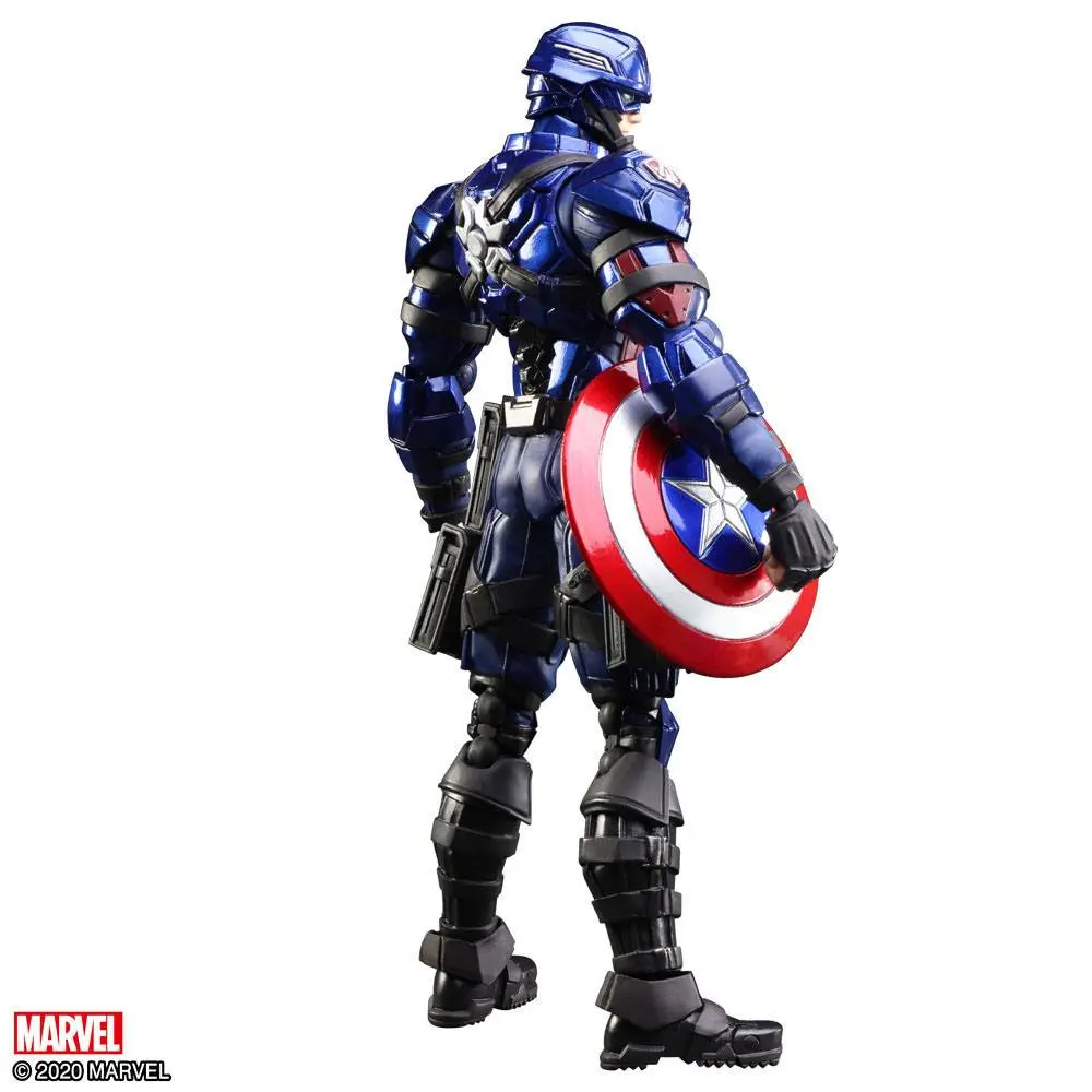 Marvel Universe Bring Arts Captain Amerika by Tetsuya Nomura akciófigura 16 cm termékfotó