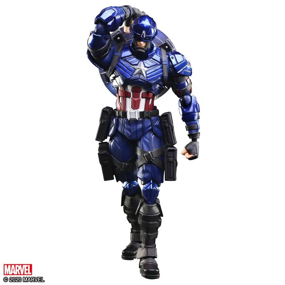 Marvel Universe Bring Arts Captain Amerika by Tetsuya Nomura akciófigura 16 cm termékfotó