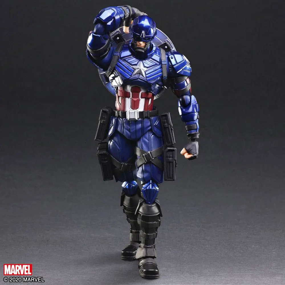 Marvel Universe Bring Arts Captain Amerika by Tetsuya Nomura akciófigura 16 cm termékfotó