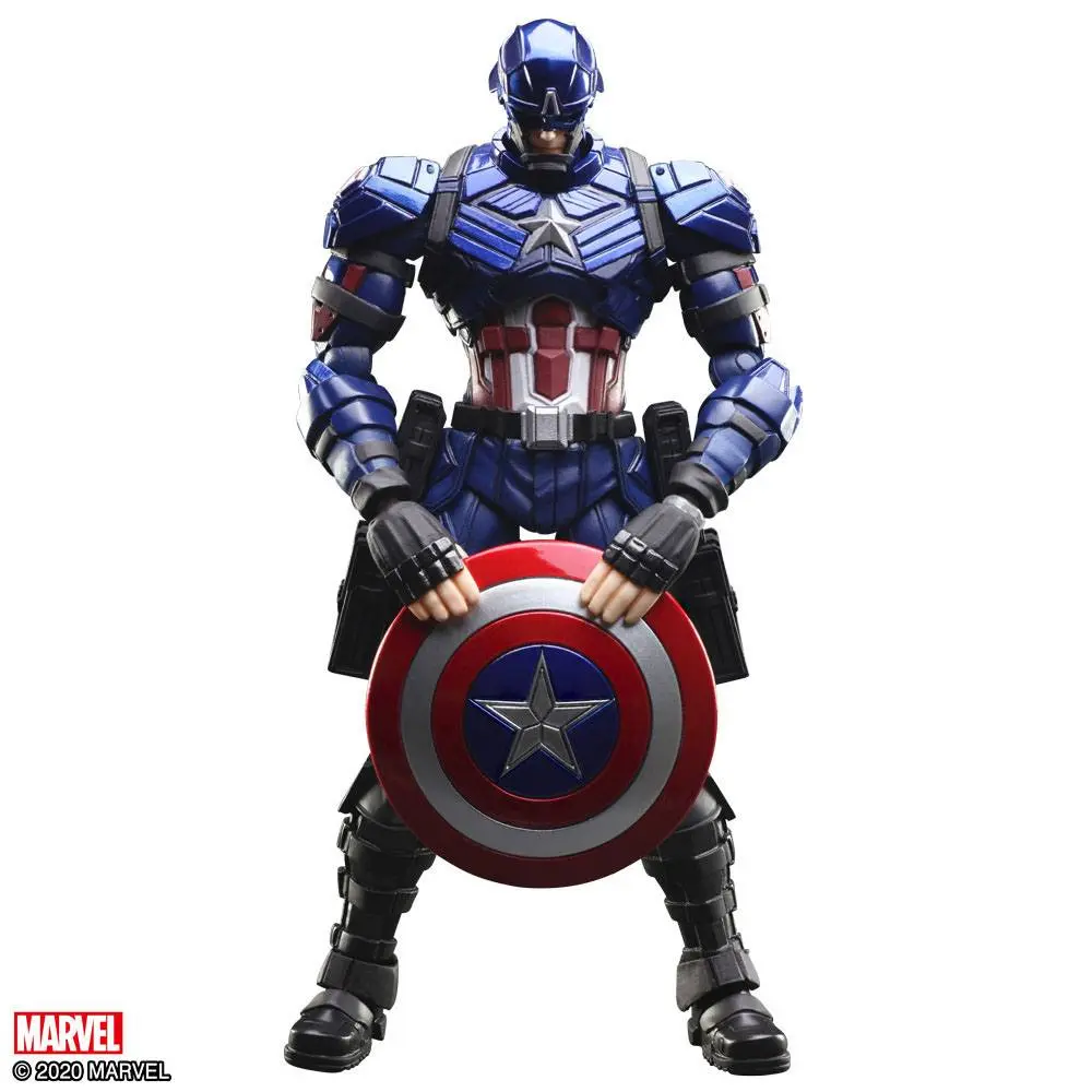 Marvel Universe Bring Arts Captain Amerika by Tetsuya Nomura akciófigura 16 cm termékfotó
