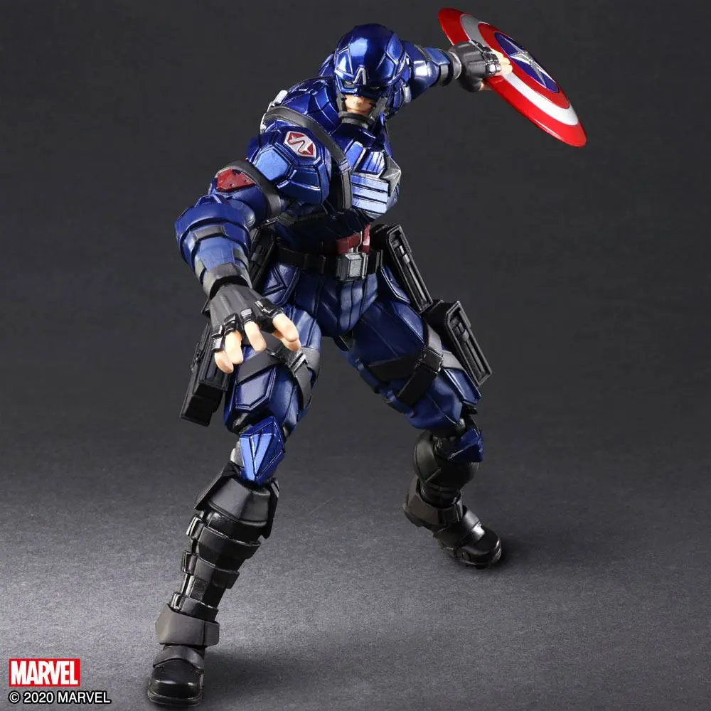 Marvel Universe Bring Arts Captain Amerika by Tetsuya Nomura akciófigura 16 cm termékfotó