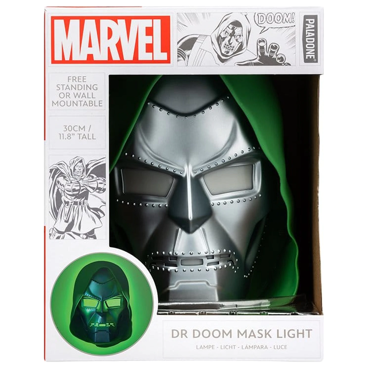 Marvel Universe Dr Doom Mask lámpa 30 cm termékfotó