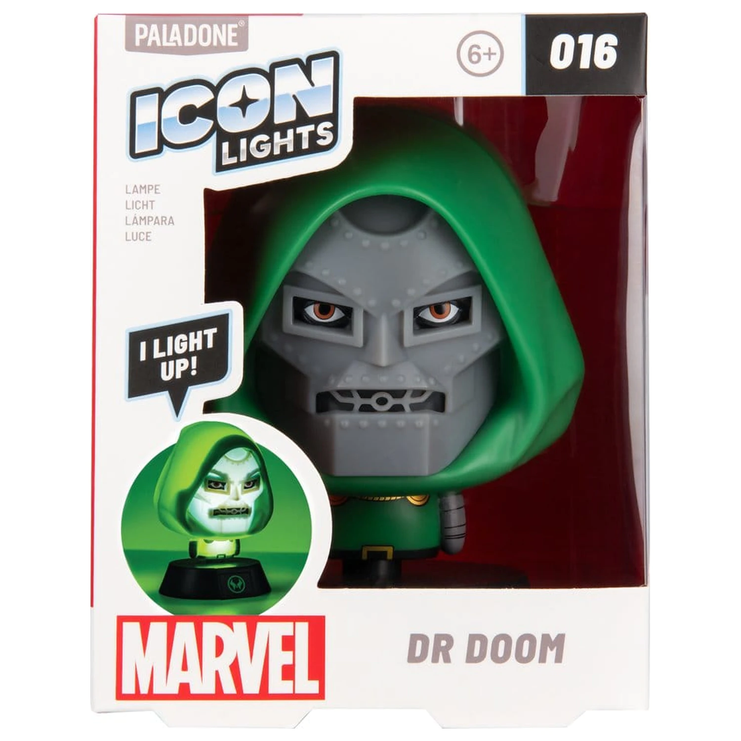 Marvel Universe Icon lámpa Dr Doom 11 cm termékfotó