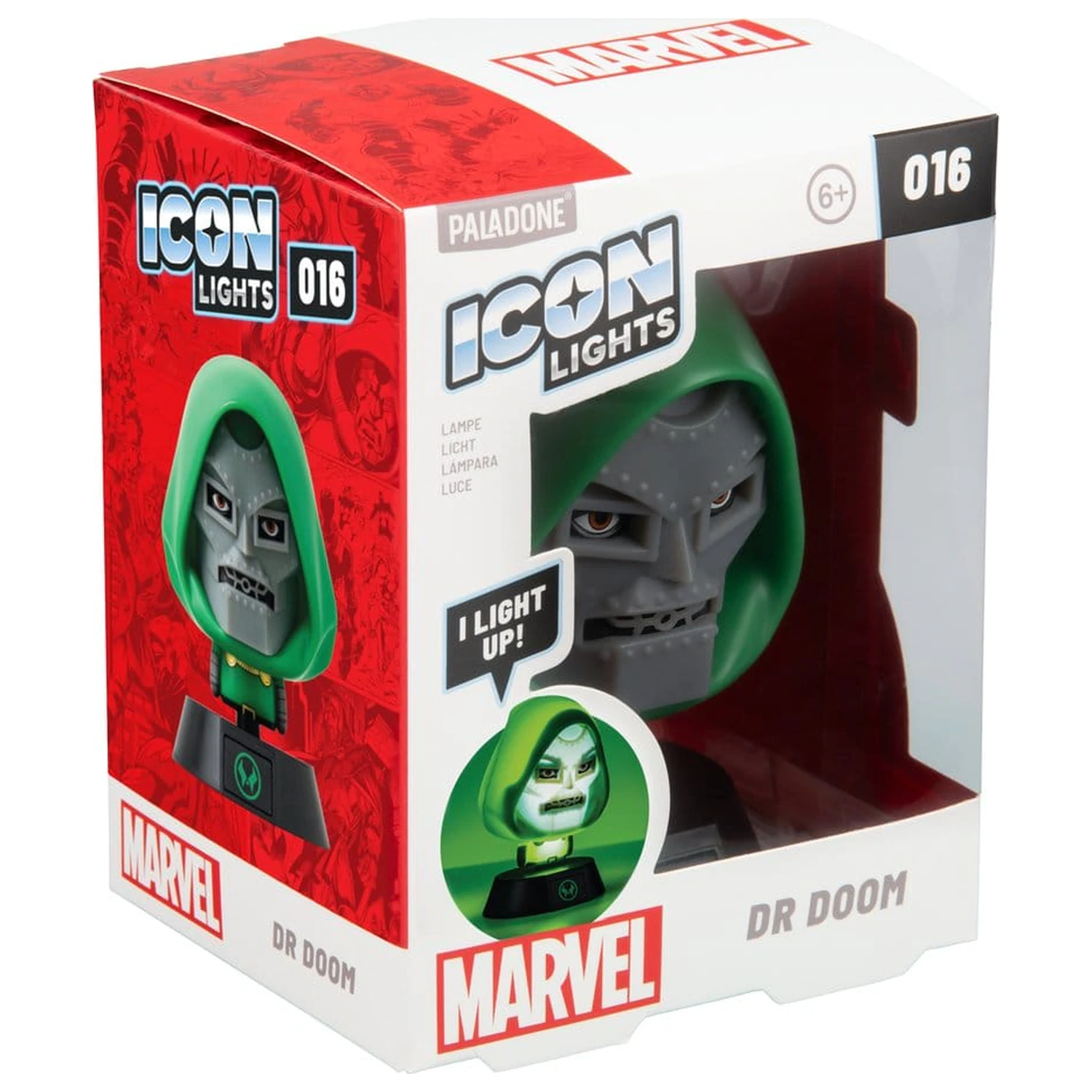 Marvel Universe Icon lámpa Dr Doom 11 cm termékfotó