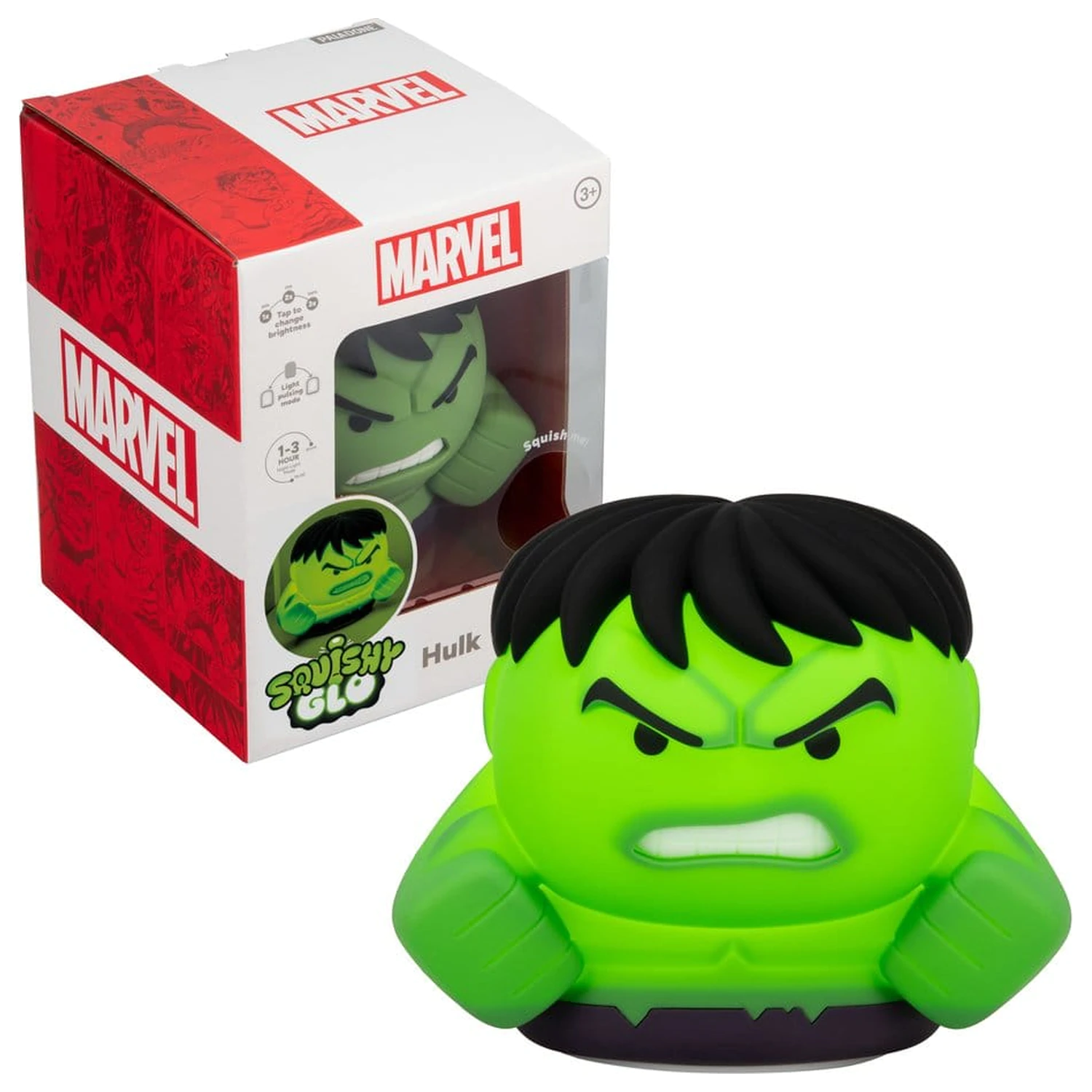 Marvel Universe SquishyGlo szilikon lámpa Hulk 15 cm termékfotó