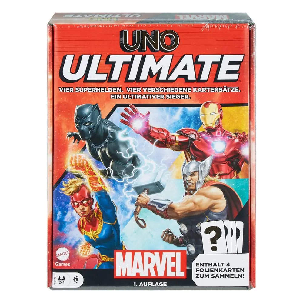 Marvel UNO Ultimate kártyajáték német nyelvű termékfotó