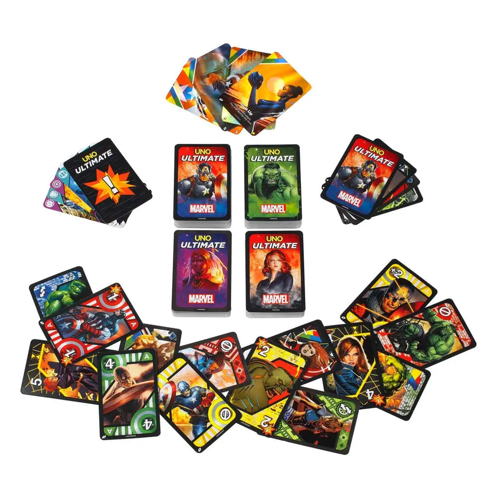 Marvel UNO Ultimate kártyajáték német nyelvű termékfotó