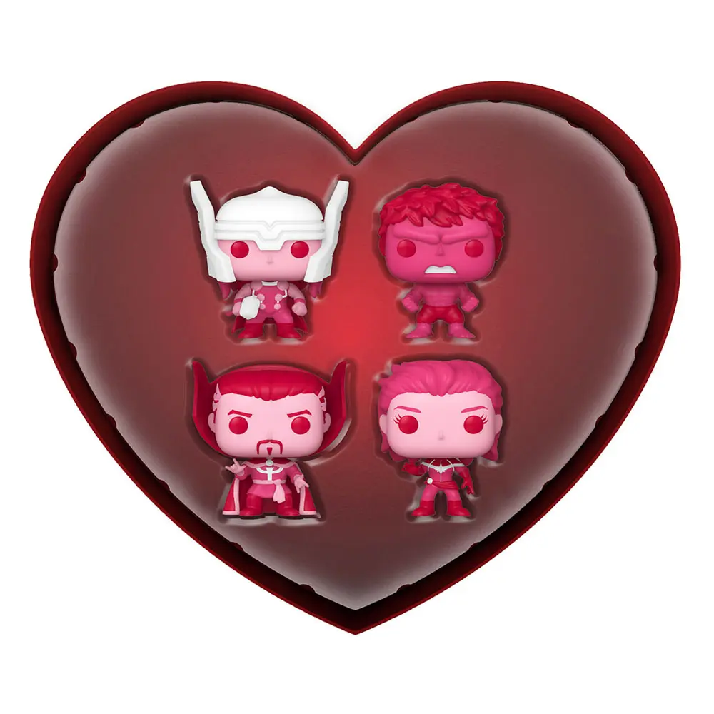 Marvel Valentines Pocket Funko POP! Vinyl figurák 4 cm termékfotó