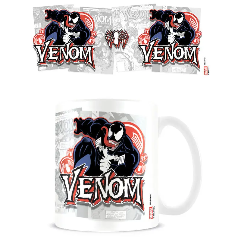 Marvel Venom bögre képregényes háttérrel termékfotó
