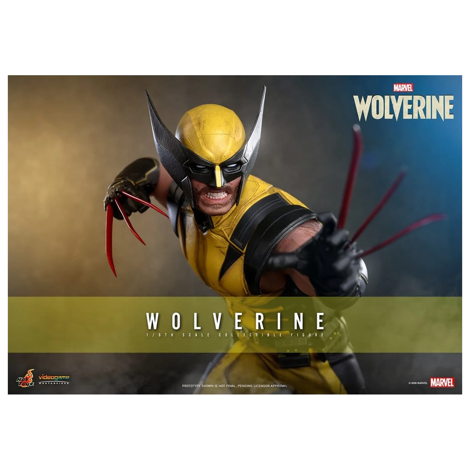 Marvel Video Game Masterpiece 1/6 Wolverine akciófigura 29 cm termékfotó