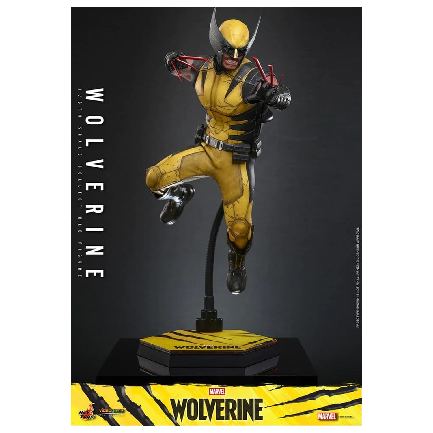 Marvel Video Game Masterpiece 1/6 Wolverine akciófigura 29 cm termékfotó