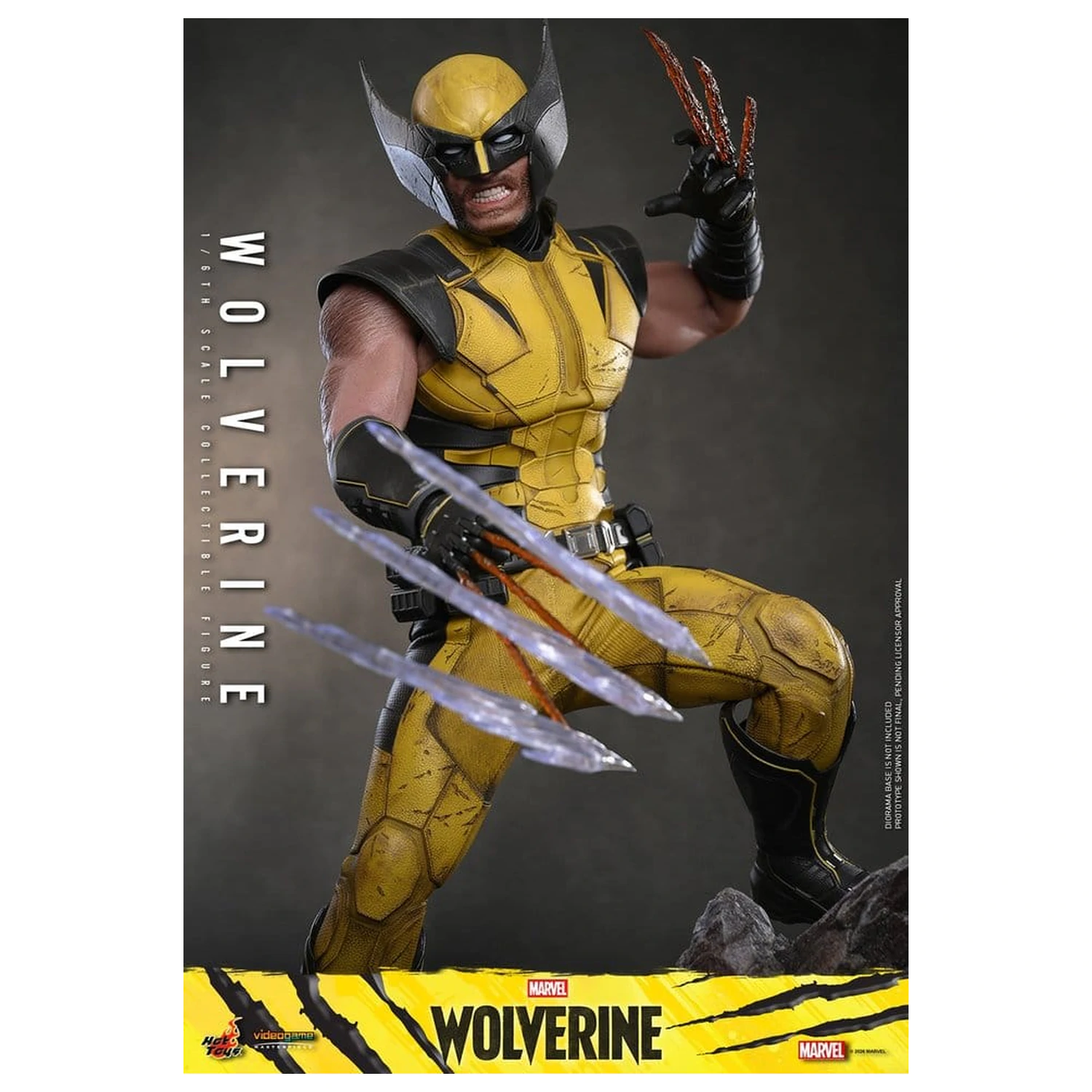 Marvel Video Game Masterpiece 1/6 Wolverine akciófigura 29 cm termékfotó