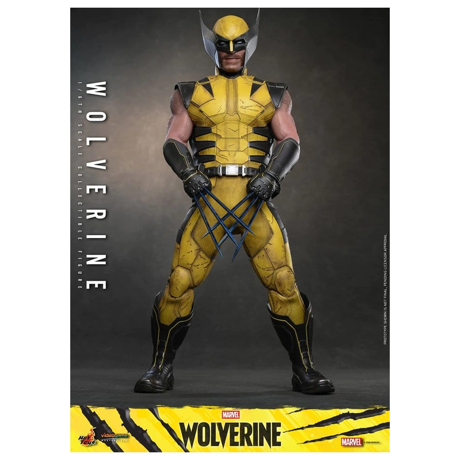 Marvel Video Game Masterpiece 1/6 Wolverine akciófigura 29 cm termékfotó