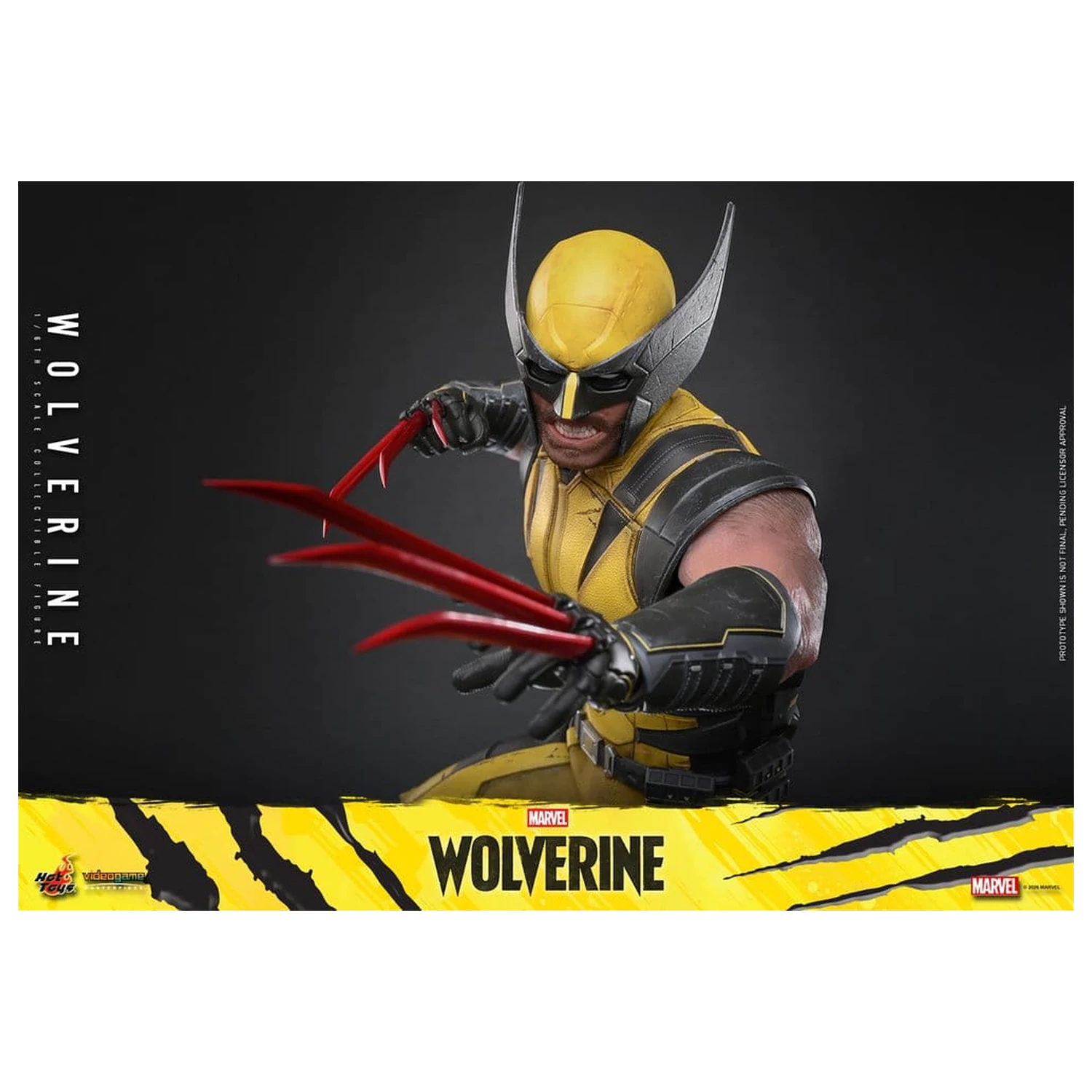 Marvel Video Game Masterpiece 1/6 Wolverine akciófigura 29 cm termékfotó