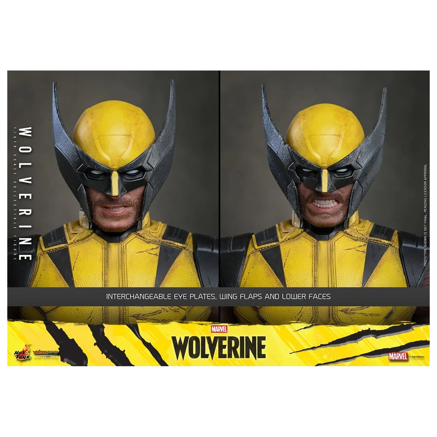 Marvel Video Game Masterpiece 1/6 Wolverine akciófigura 29 cm termékfotó