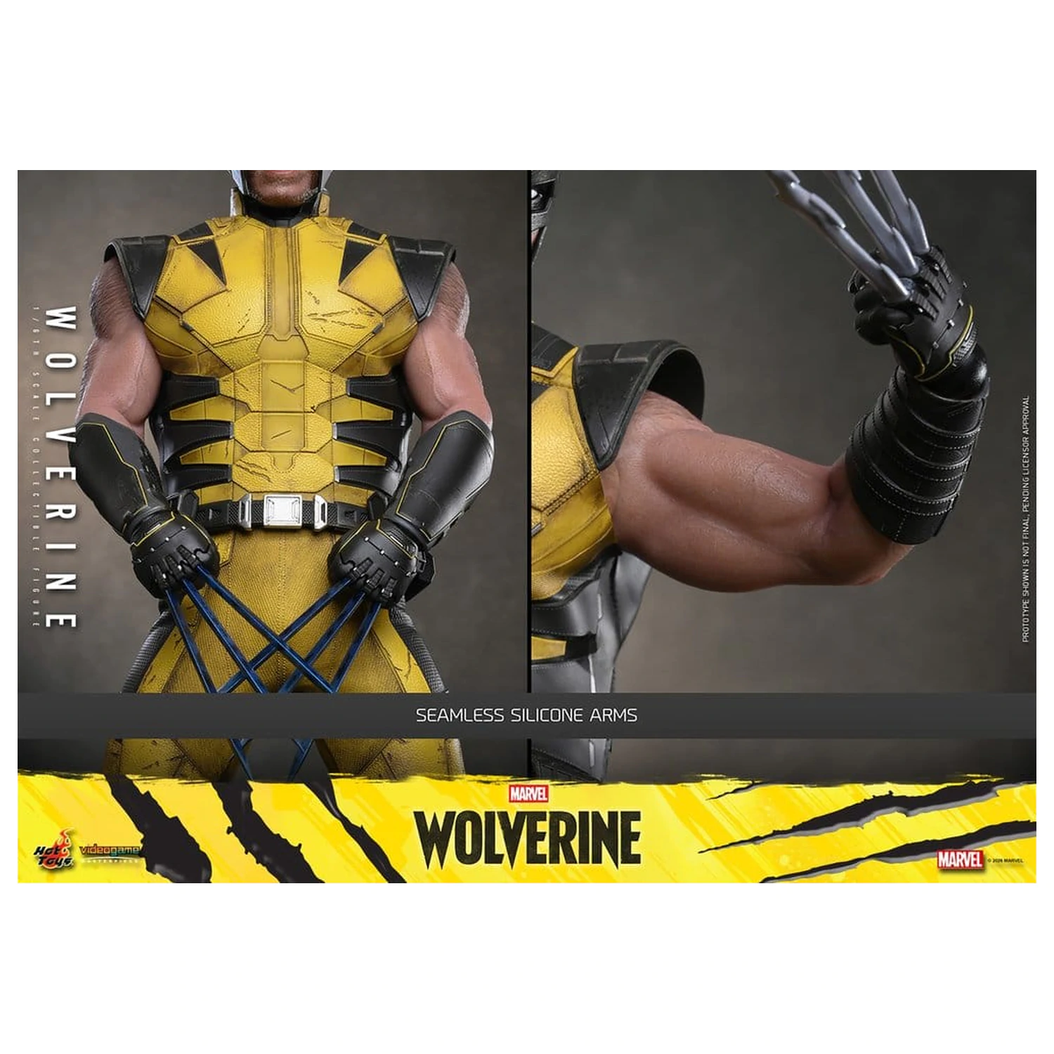 Marvel Video Game Masterpiece 1/6 Wolverine akciófigura 29 cm termékfotó