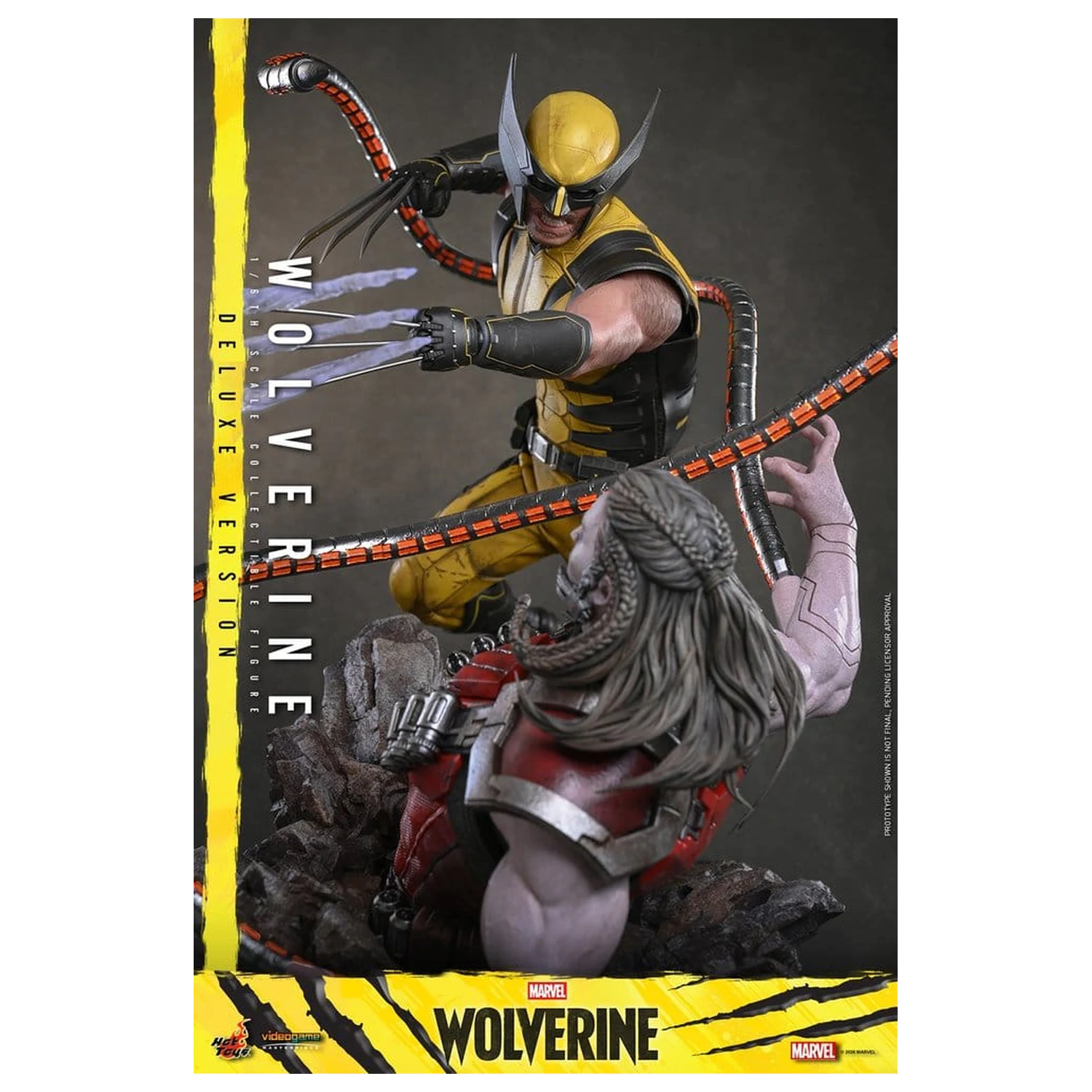 Marvel Video Game Masterpiece 1/6 Wolverine (Deluxe Version) akciófigura 29 cm termékfotó