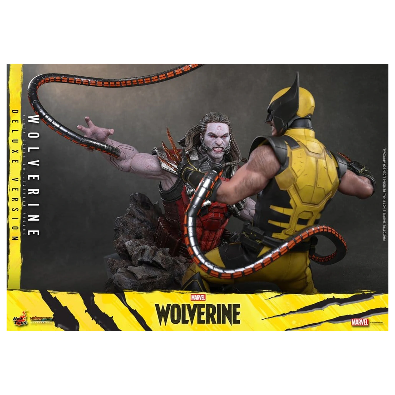 Marvel Video Game Masterpiece 1/6 Wolverine (Deluxe Version) akciófigura 29 cm termékfotó