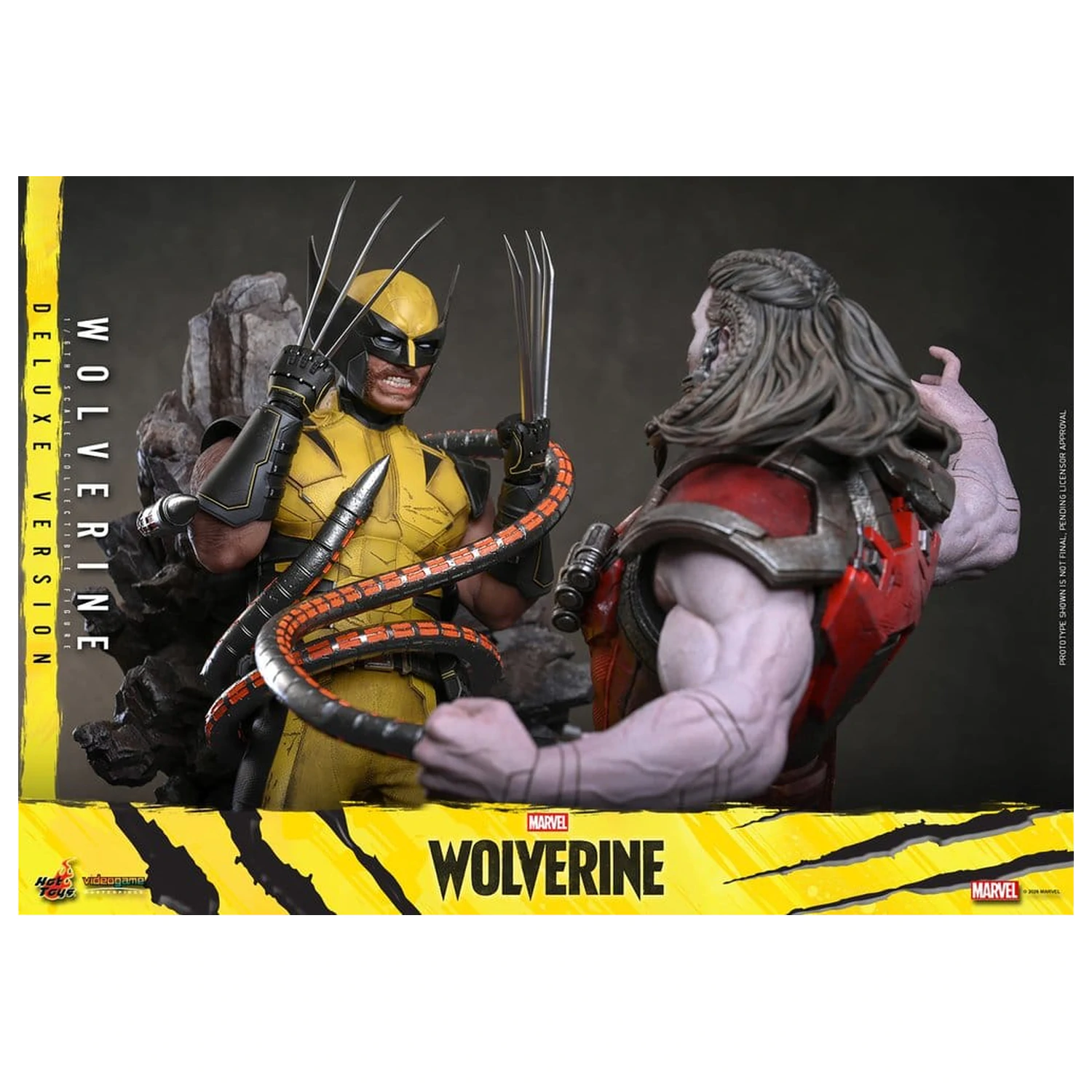 Marvel Video Game Masterpiece 1/6 Wolverine (Deluxe Version) akciófigura 29 cm termékfotó