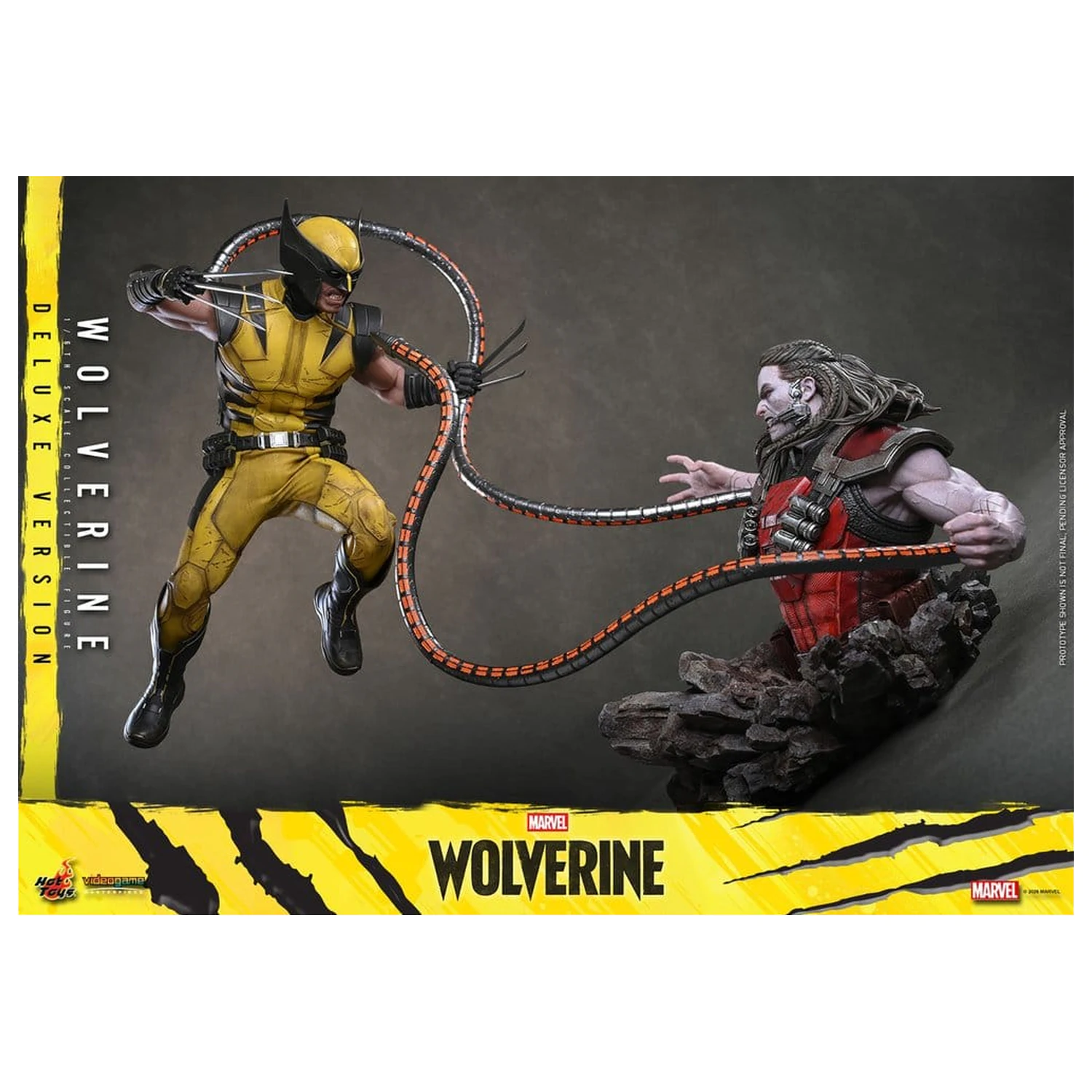 Marvel Video Game Masterpiece 1/6 Wolverine (Deluxe Version) akciófigura 29 cm termékfotó