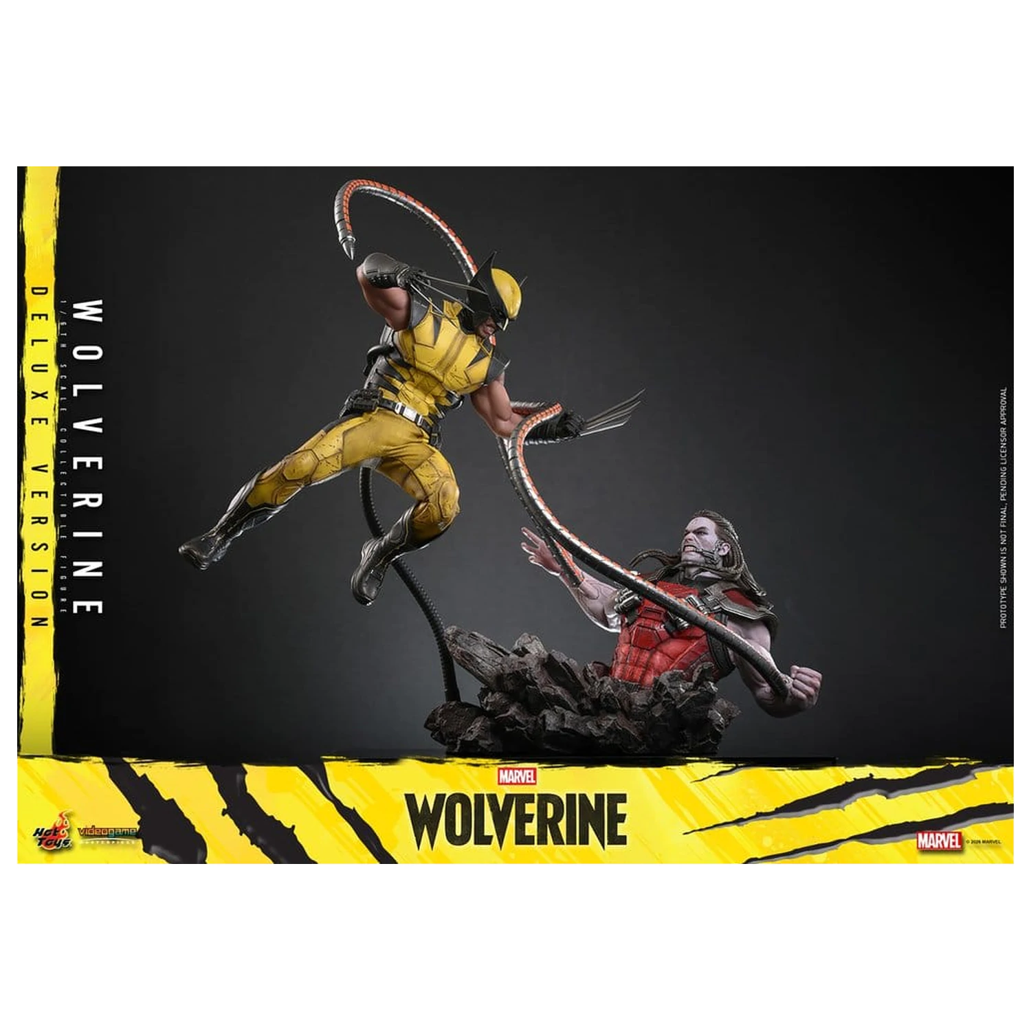 Marvel Video Game Masterpiece 1/6 Wolverine (Deluxe Version) akciófigura 29 cm termékfotó