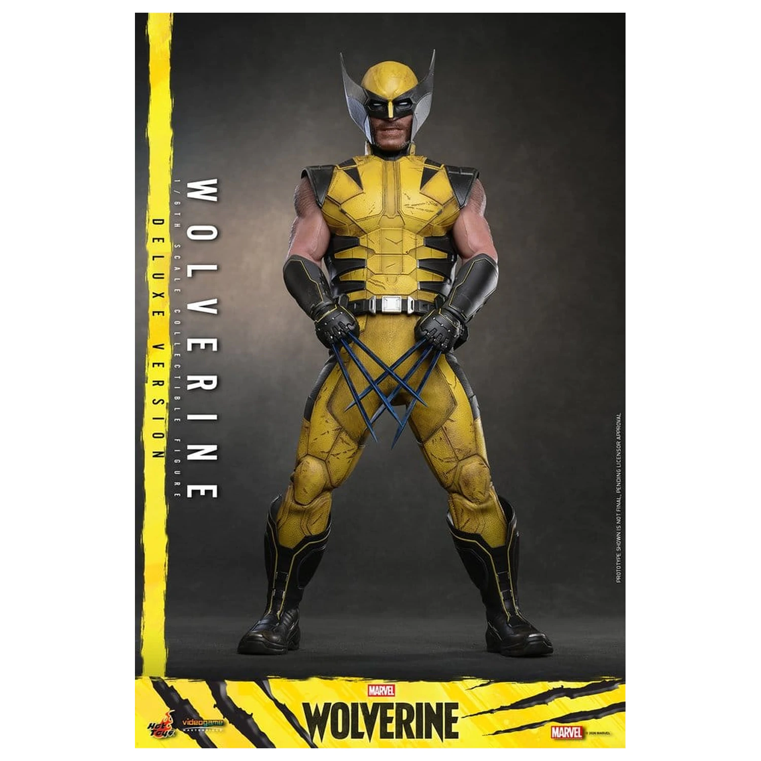 Marvel Video Game Masterpiece 1/6 Wolverine (Deluxe Version) akciófigura 29 cm termékfotó