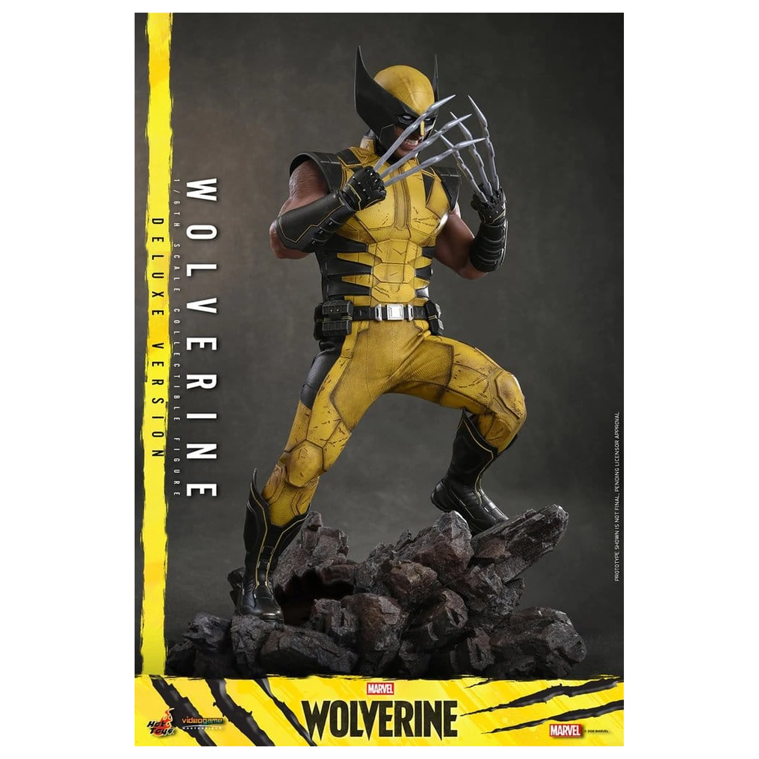 Marvel Video Game Masterpiece 1/6 Wolverine (Deluxe Version) akciófigura 29 cm termékfotó