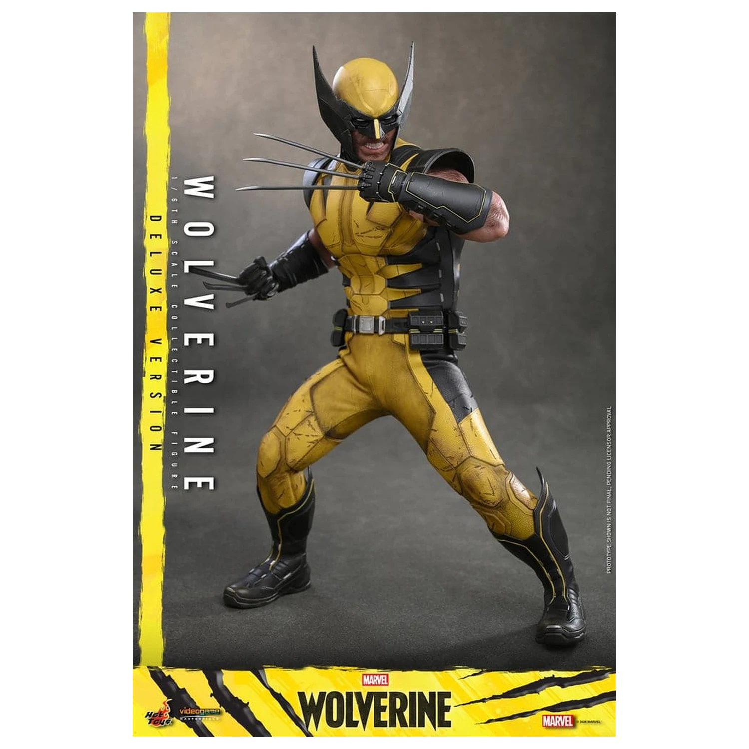Marvel Video Game Masterpiece 1/6 Wolverine (Deluxe Version) akciófigura 29 cm termékfotó