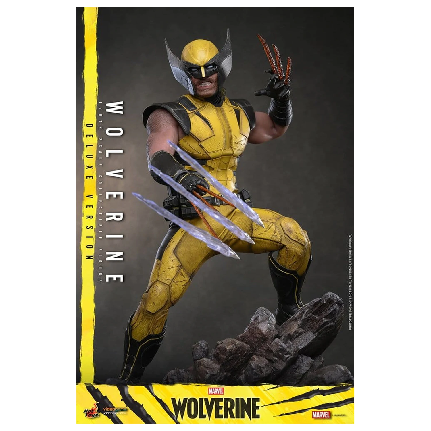 Marvel Video Game Masterpiece 1/6 Wolverine (Deluxe Version) akciófigura 29 cm termékfotó