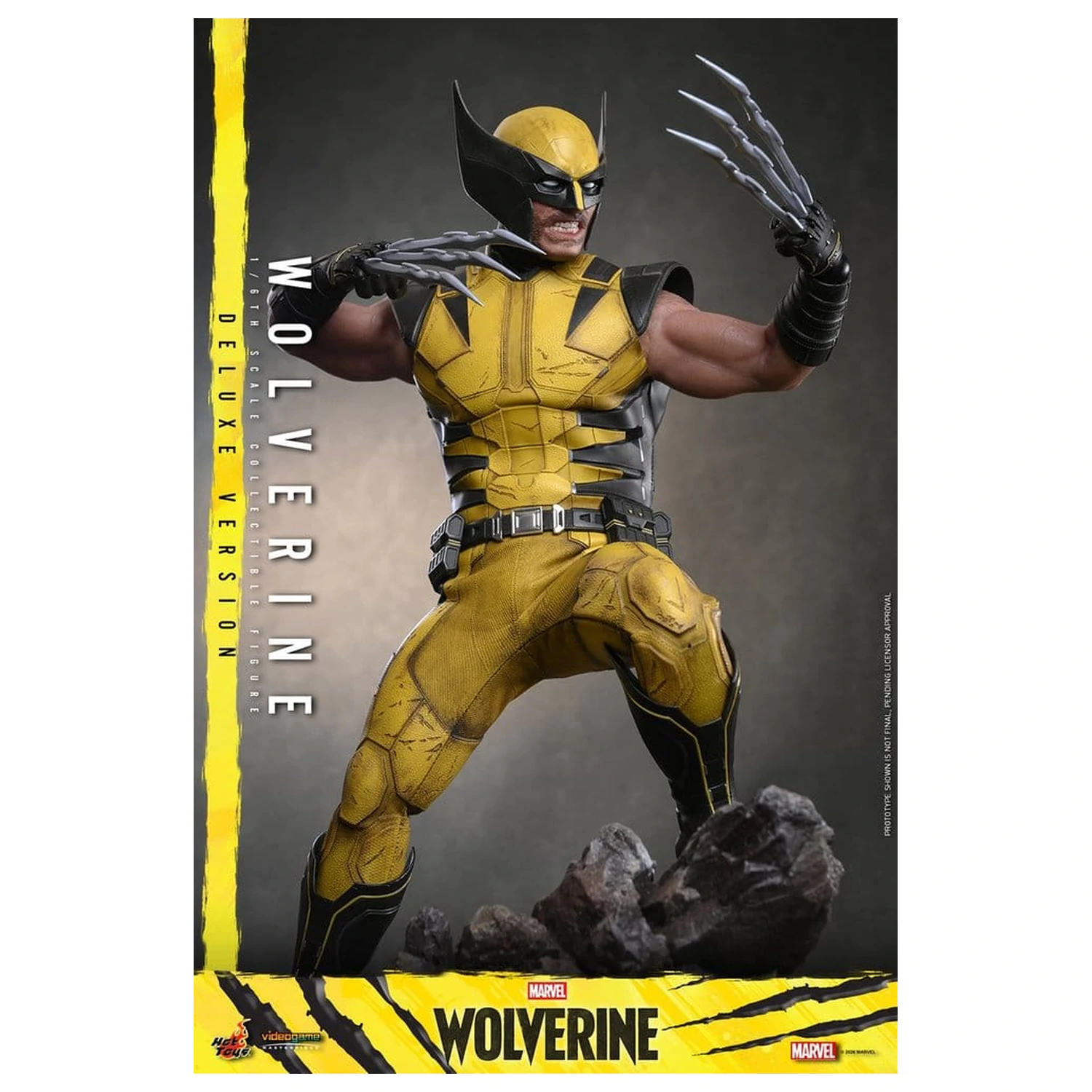 Marvel Video Game Masterpiece 1/6 Wolverine (Deluxe Version) akciófigura 29 cm termékfotó