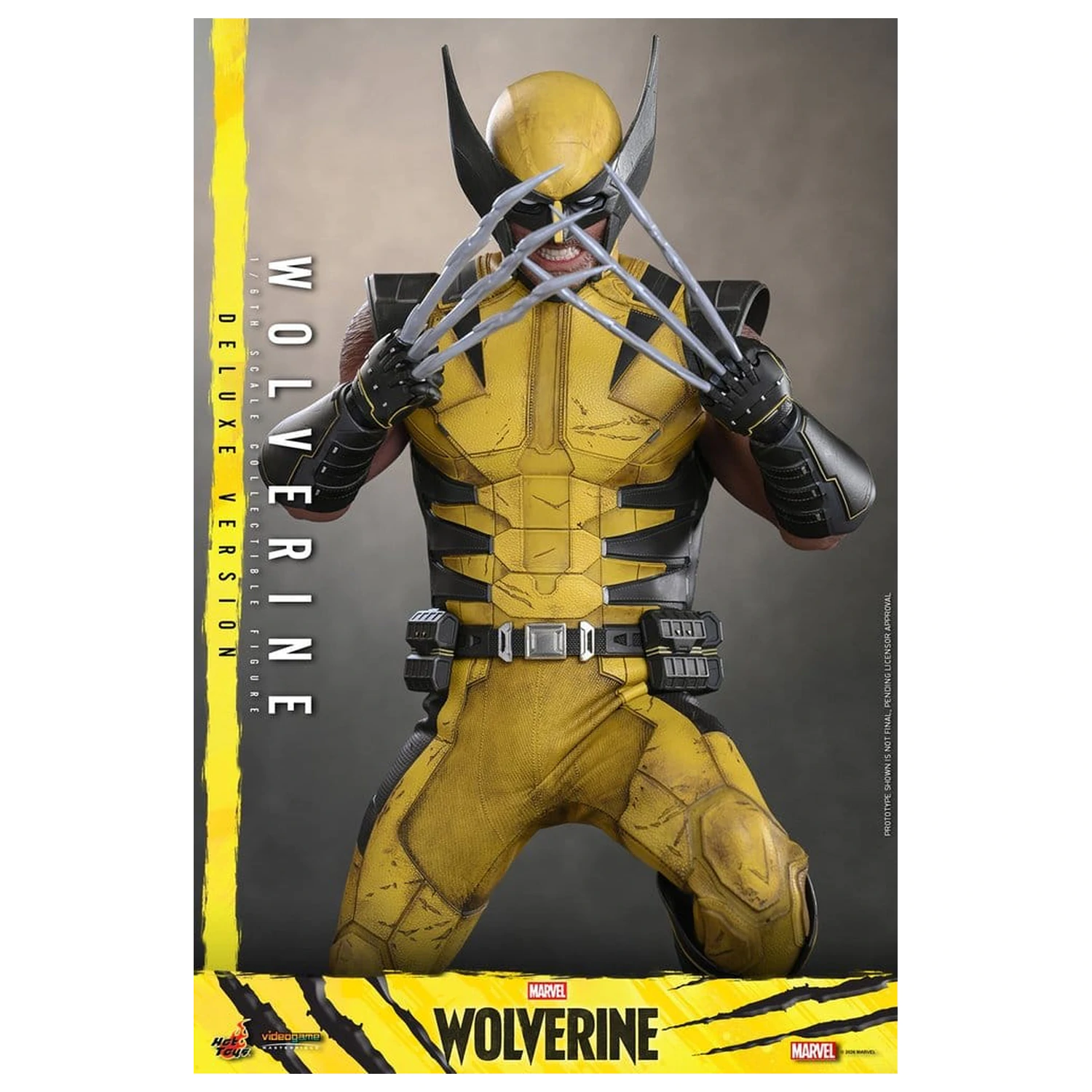 Marvel Video Game Masterpiece 1/6 Wolverine (Deluxe Version) akciófigura 29 cm termékfotó