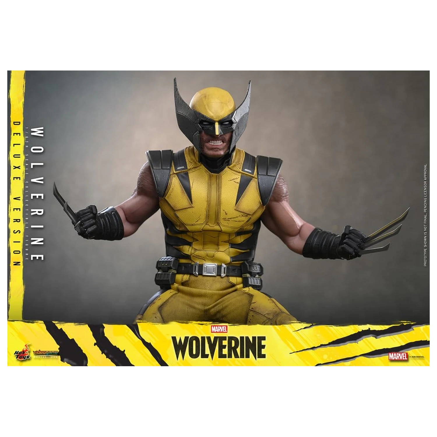 Marvel Video Game Masterpiece 1/6 Wolverine (Deluxe Version) akciófigura 29 cm termékfotó