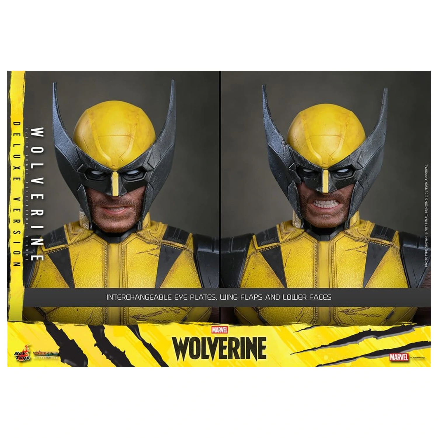 Marvel Video Game Masterpiece 1/6 Wolverine (Deluxe Version) akciófigura 29 cm termékfotó