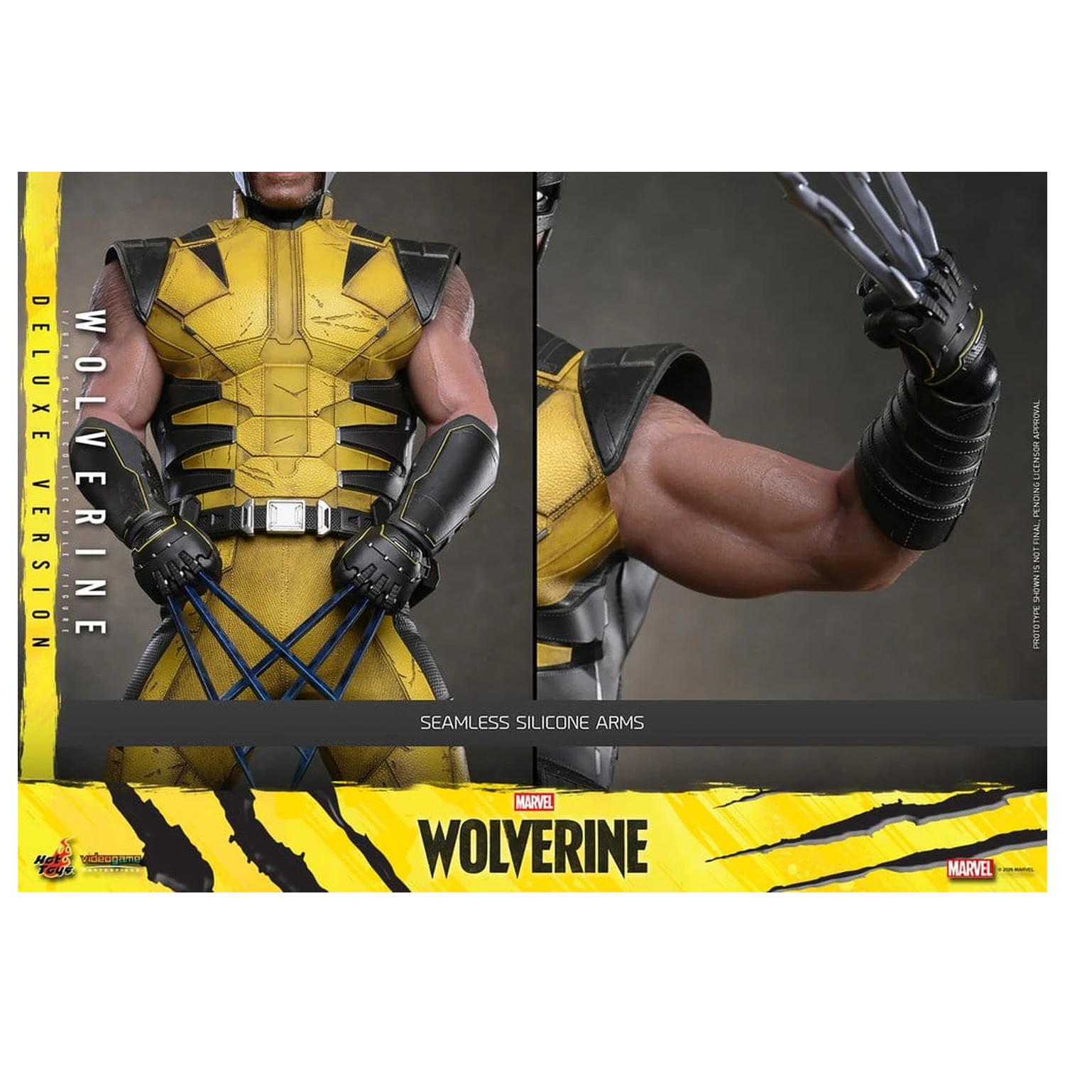 Marvel Video Game Masterpiece 1/6 Wolverine (Deluxe Version) akciófigura 29 cm termékfotó