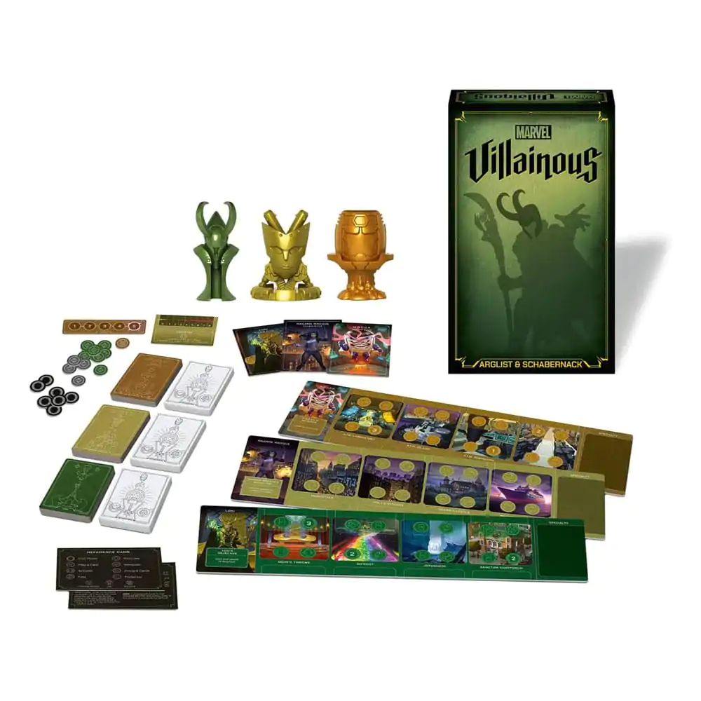 Marvel Villainous Arglist &amp; Schabernack német nyelvű társasjáték termékfotó