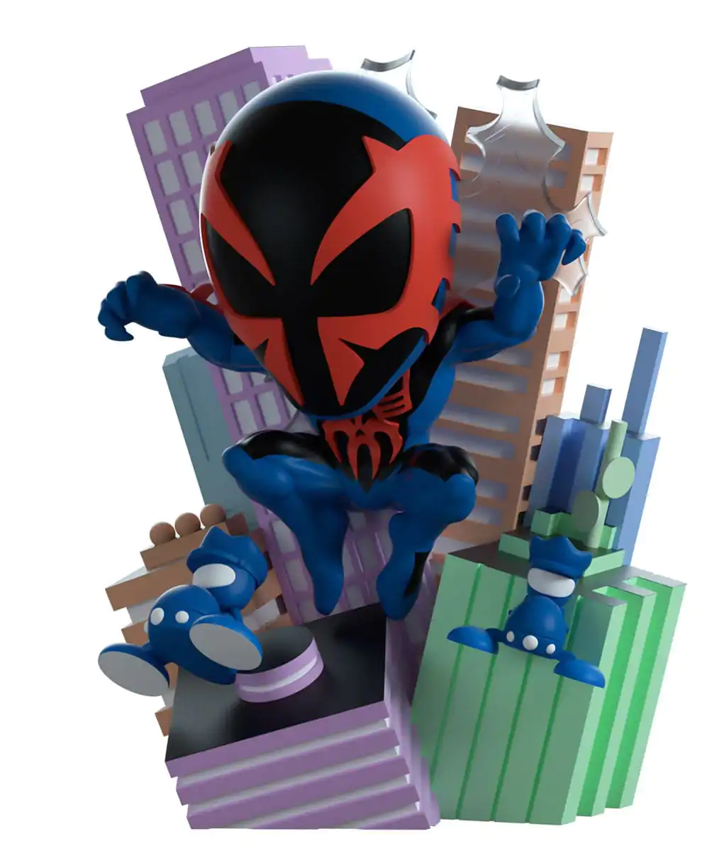 Marvel Vinyl Spider-Man 2099 Diorama szobor figura 12 cm termékfotó