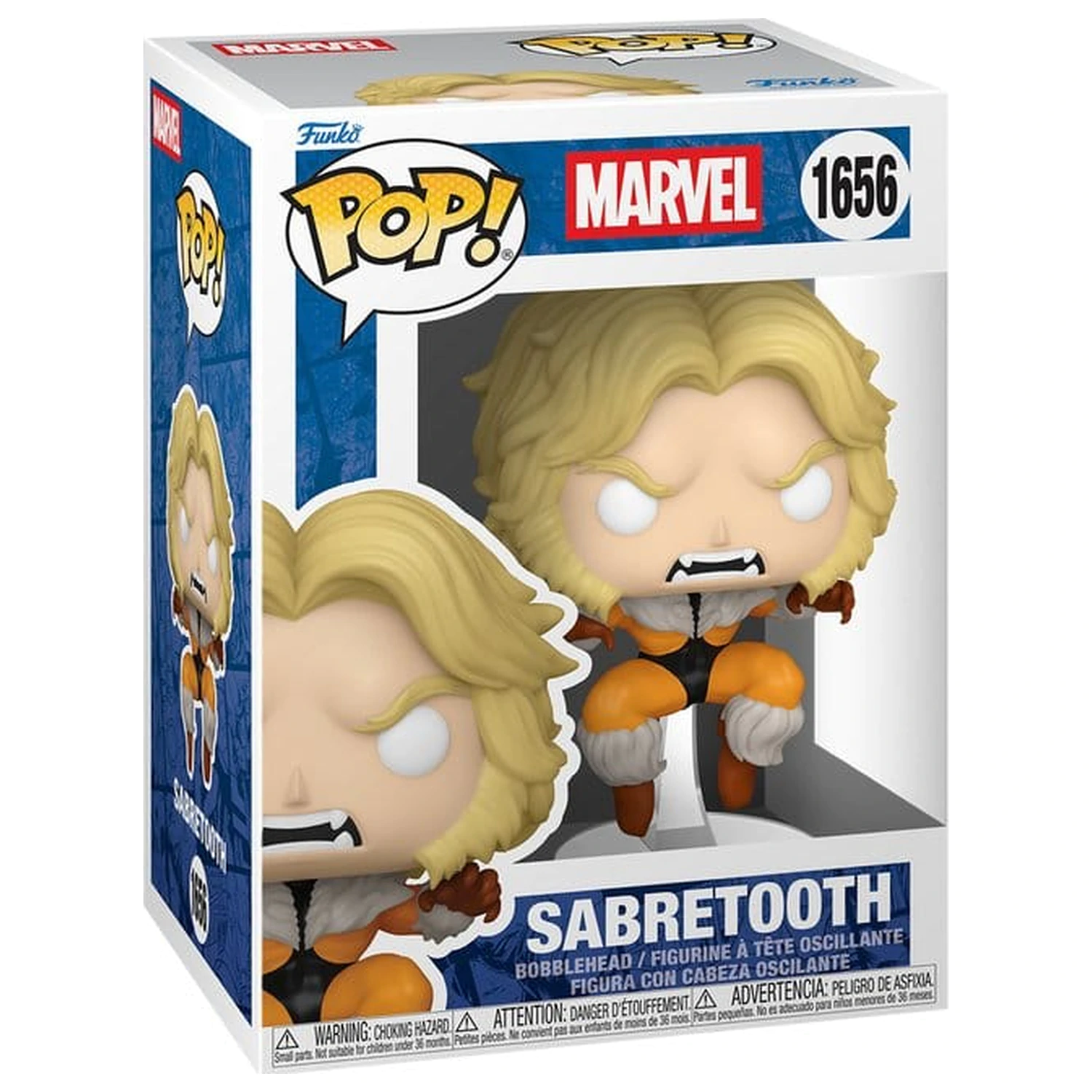 Marvel Weapon X Program Funko POP! Vinyl figura Sabertooth 9 cm termékfotó
