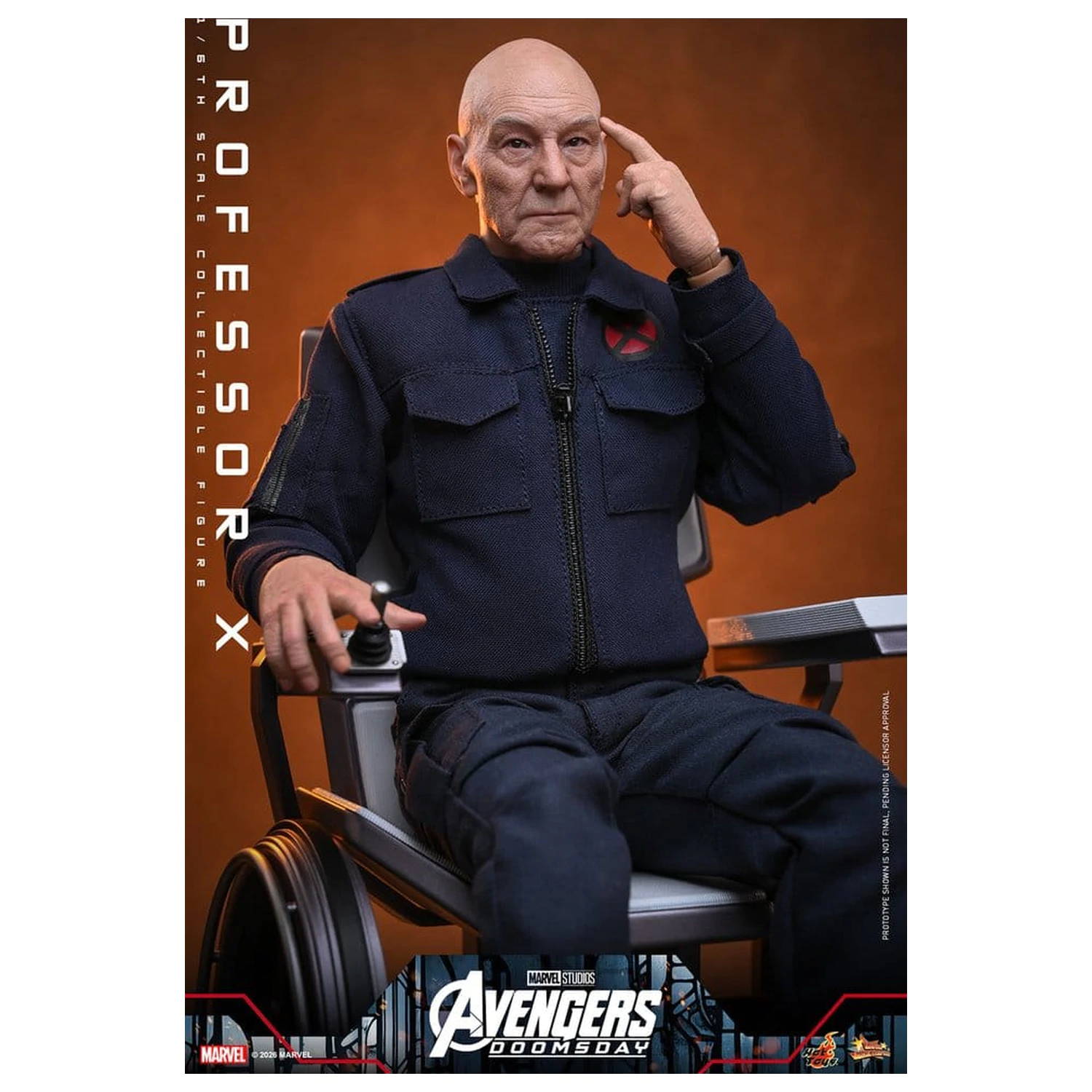 Marvel X-Men 1/6 Professor X akciófigura 25 cm termékfotó