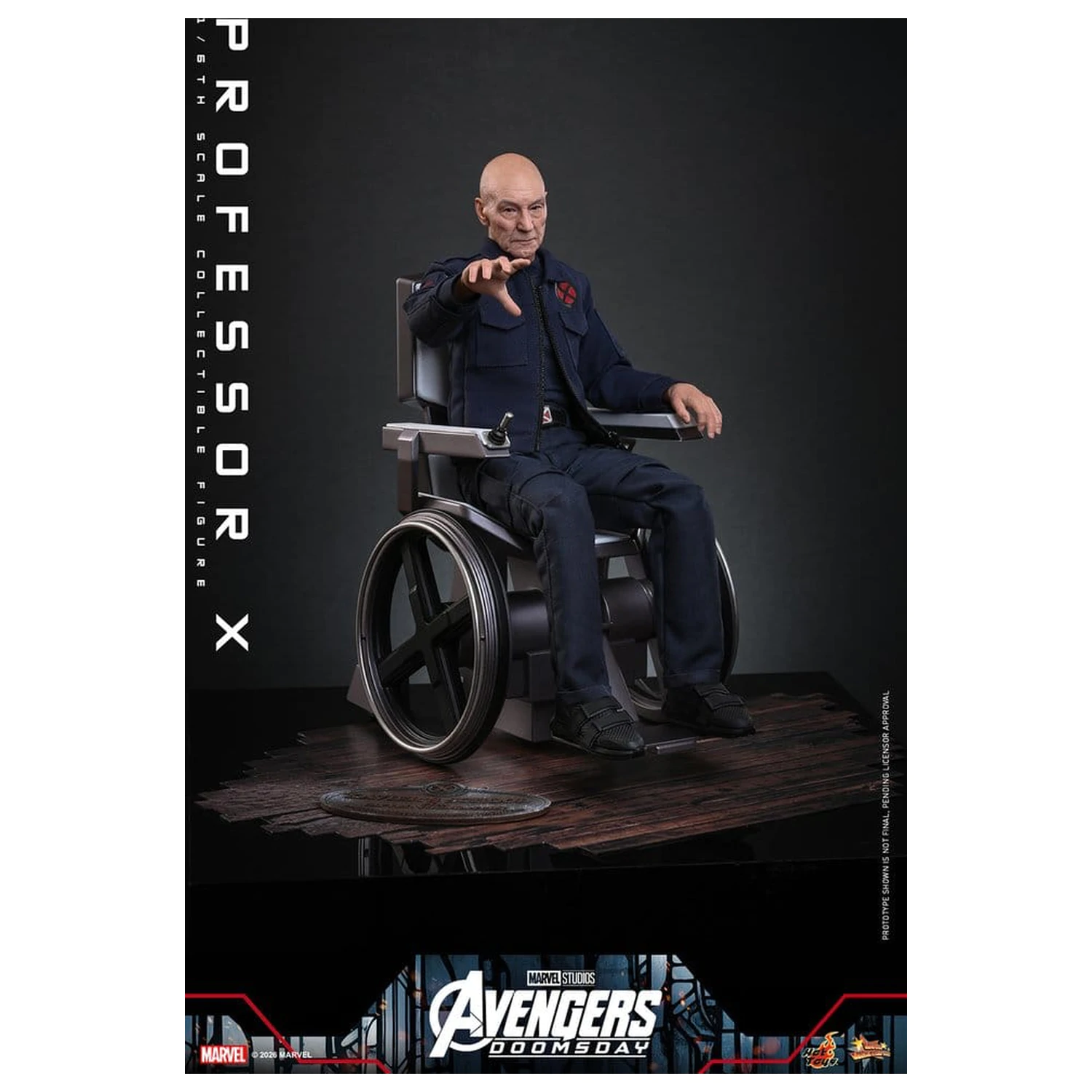 Marvel X-Men 1/6 Professor X akciófigura 25 cm termékfotó