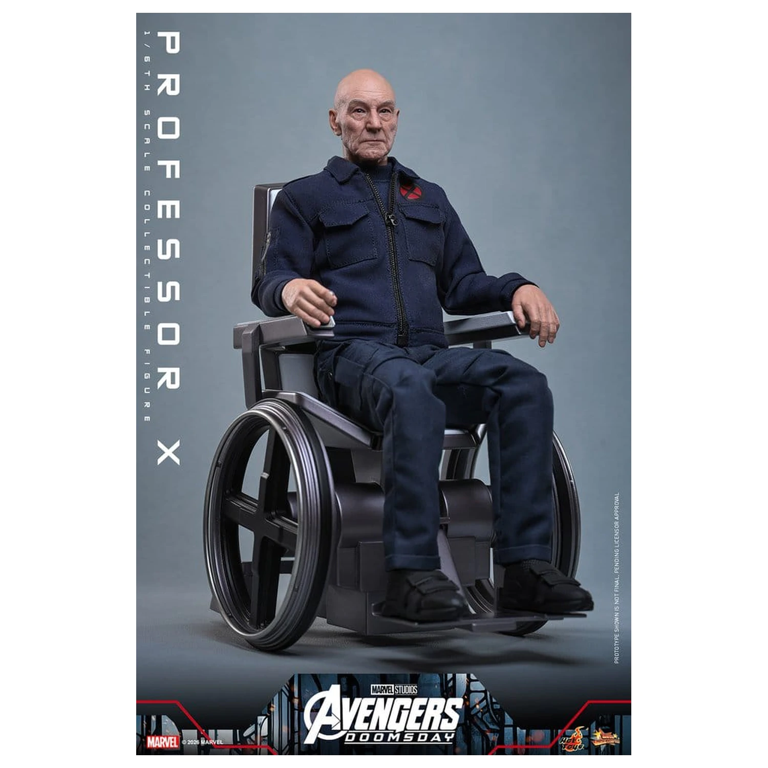 Marvel X-Men 1/6 Professor X akciófigura 25 cm termékfotó