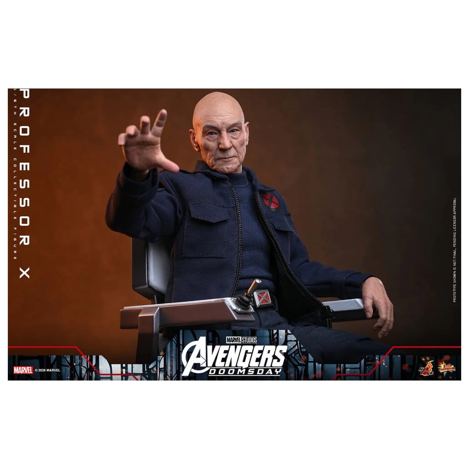 Marvel X-Men 1/6 Professor X akciófigura 25 cm termékfotó