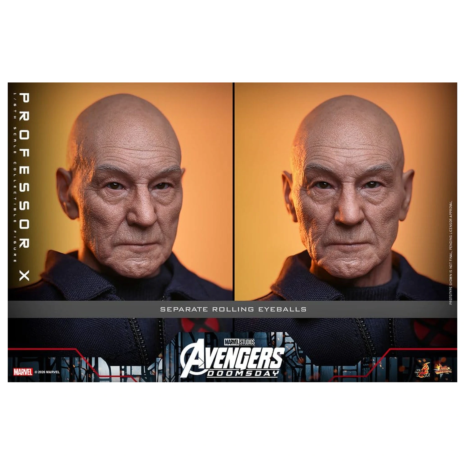 Marvel X-Men 1/6 Professor X akciófigura 25 cm termékfotó