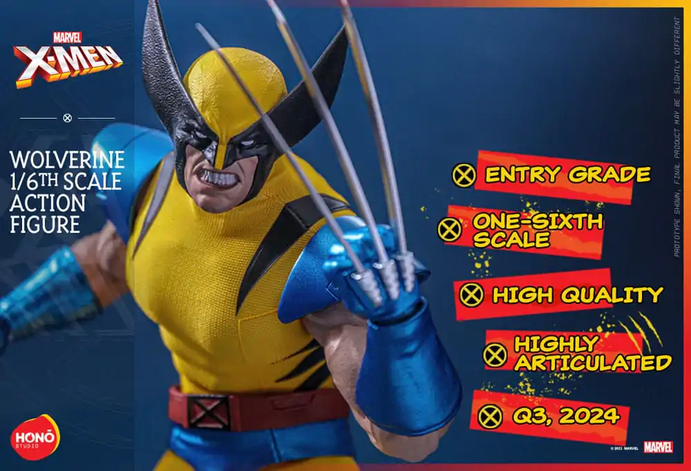 Marvel X-Men 1/6 Wolverine akciófigura 28 cm termékfotó