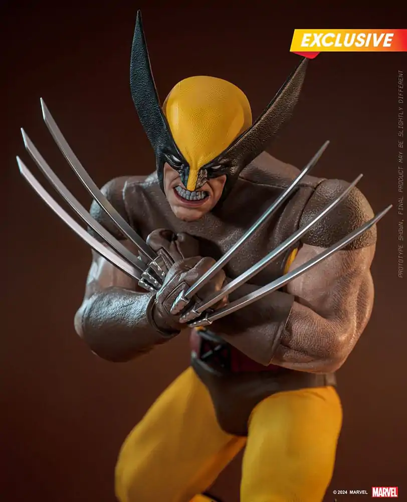 Marvel X-Men 1/6 Wolverine (Brown Suit) Exkluzív akciófigura 28 cm termékfotó