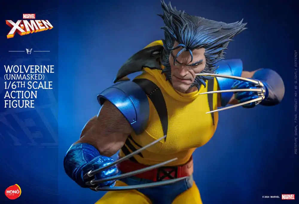 Marvel X-Men Action Figure 1/6 Wolverine (Unmasked) 28 cm termékfotó